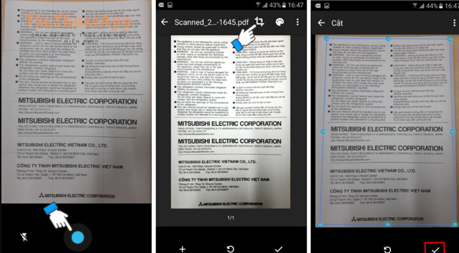 Hướng dẫn scan tài liệu trên iPhone: quét nhanh thay chụp 5 Quét tài liệu bằng smartphone (minh họa)