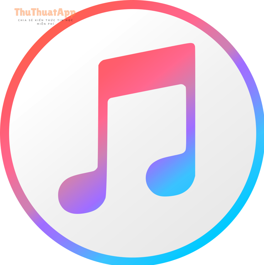 Cách xóa System Data (Other) giảm đầy bộ nhớ iPhone 7 1019px ITunes logo.svg