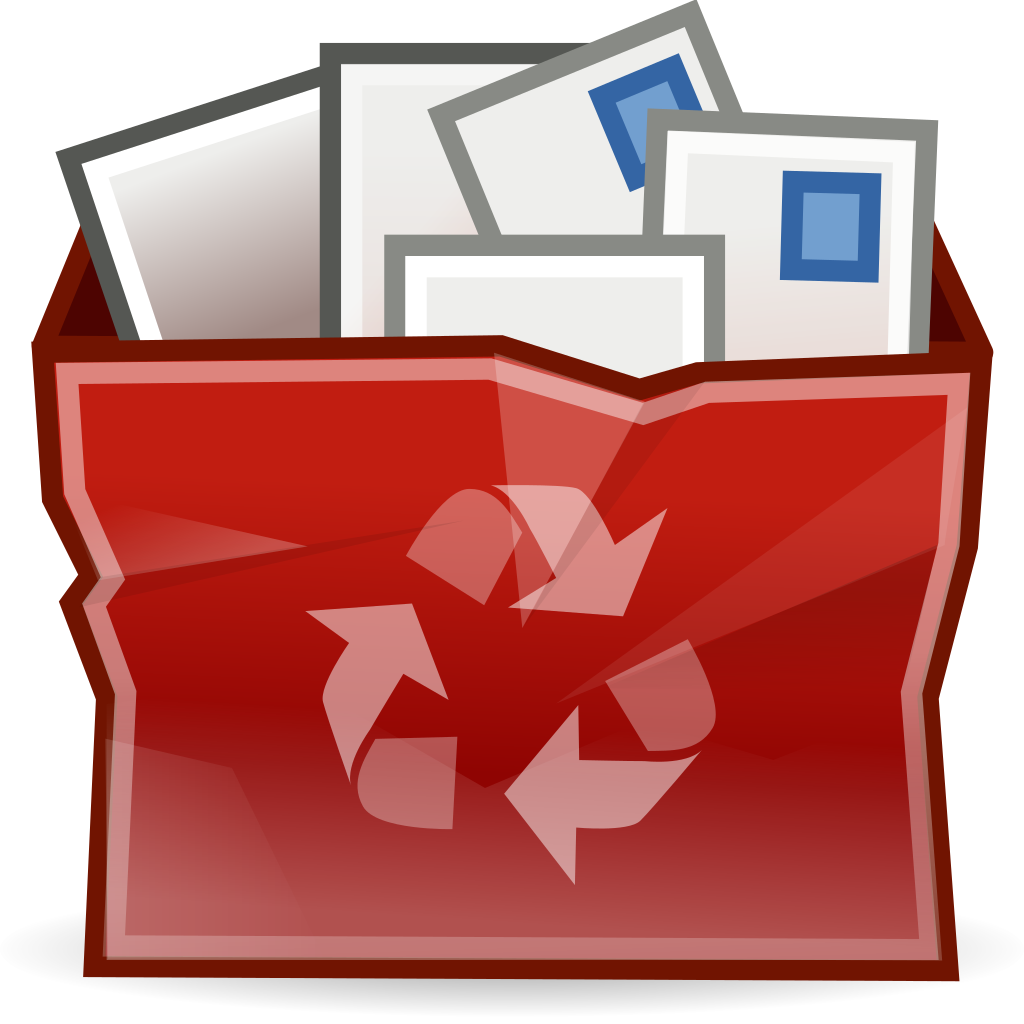 Biểu tượng thư rác (spam/junk) minh họa