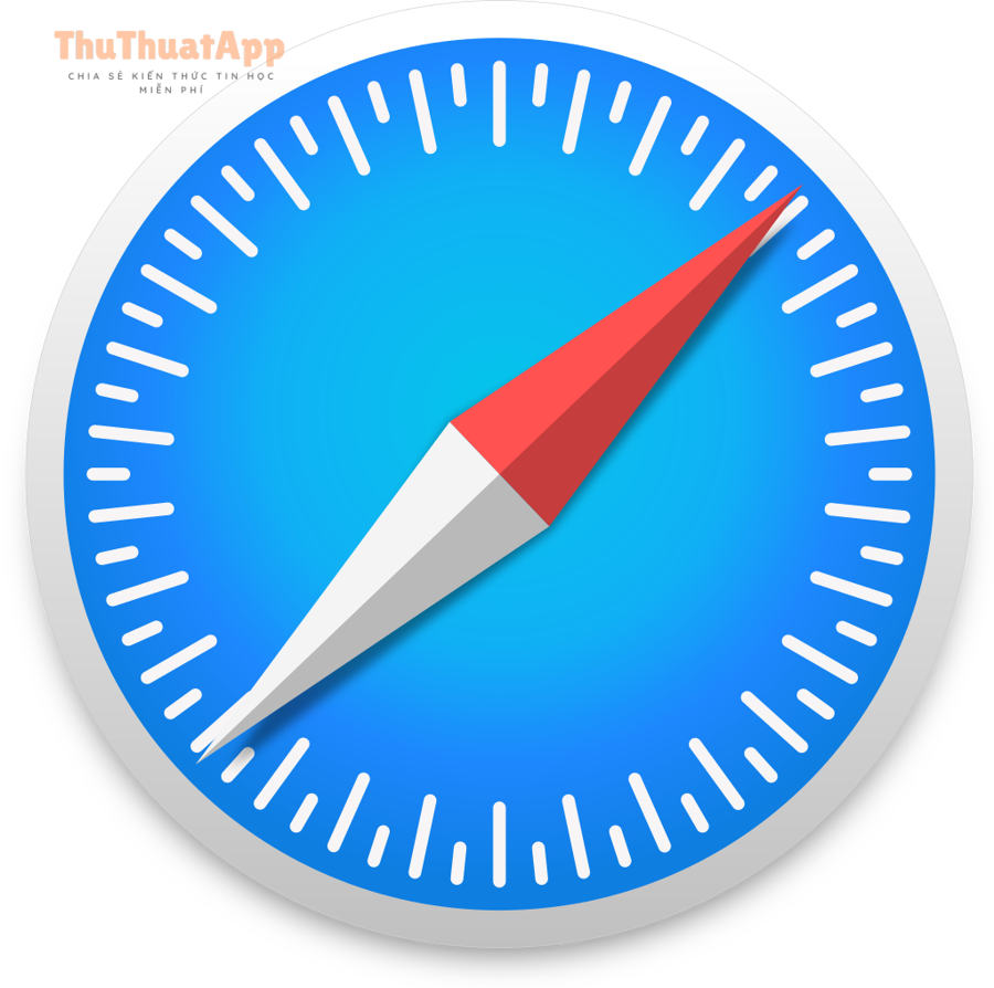 Cách xóa System Data (Other) giảm đầy bộ nhớ iPhone 5 1028px Safari browser logo.svg