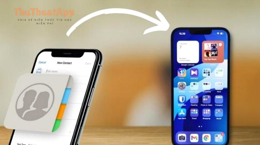Hướng dẫn chuyển danh bạ iPhone sang iPhone cho người mới, đồng bộ 4 Biểu tượng AirDrop iOS