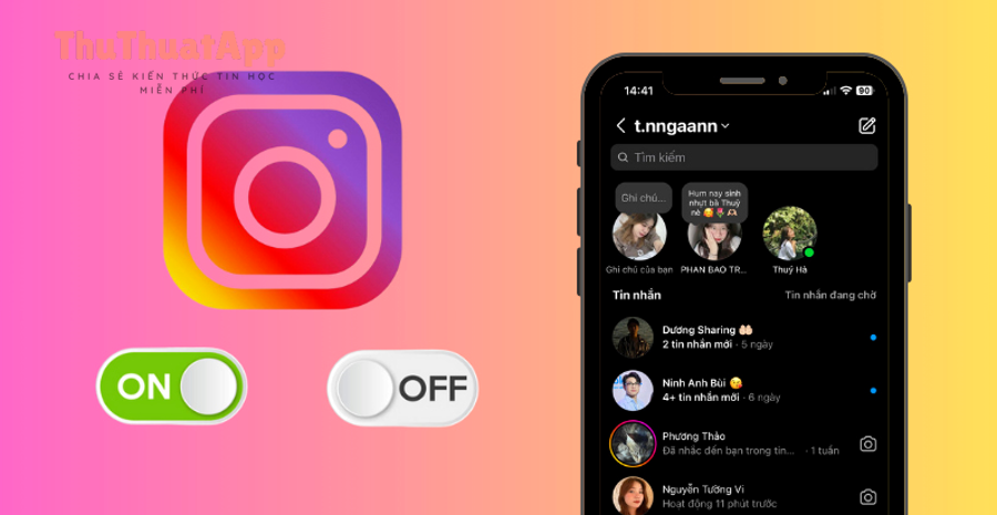 Tắt yêu cầu nhắn tin Instagram: vô hiệu hóa, bật lại cho tài khoản 3 Minh họa thao tác cài đặt trên điện thoại để tắt yêu cầu nhắn tin Instagram