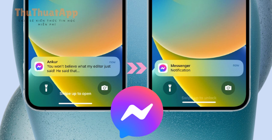 Tùy chọn Show Previews trong thiết lập Thông báo của Messages