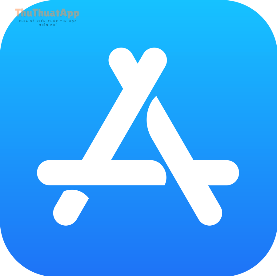 Cách xóa dữ liệu ứng dụng iPhone an toàn, không gỡ cho người mới 2 2048px App Store iOS .svg