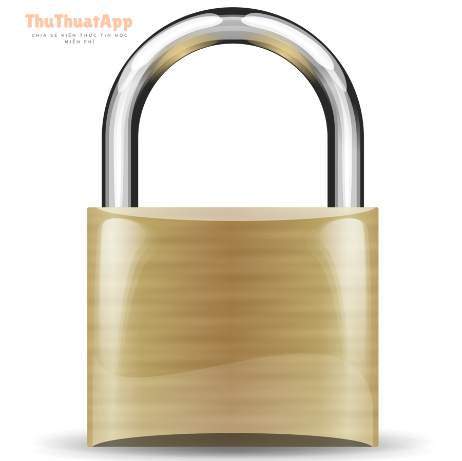 Biểu tượng ổ khóa minh họa bảo mật tài khoản và dữ liệu cá nhân