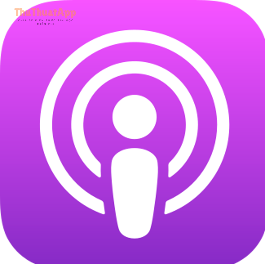Hẹn giờ tắt nhạc khi ngủ iPhone cho người mới, không cần app 6 330px Podcasts iOS .svg