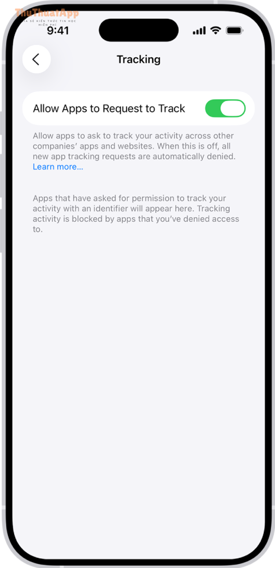 Cách bật App Privacy Report iPhone cho người mới: bật/tắt đúng 9 48154b826514e22860c4ccade0b0b3e9