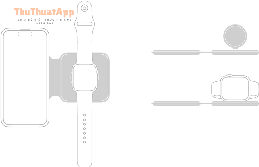 Cách sửa iPhone không nhận sạc cho bạn: từ không sạc sang sạc lại 9 Minh họa sạc không dây MagSafe Duo