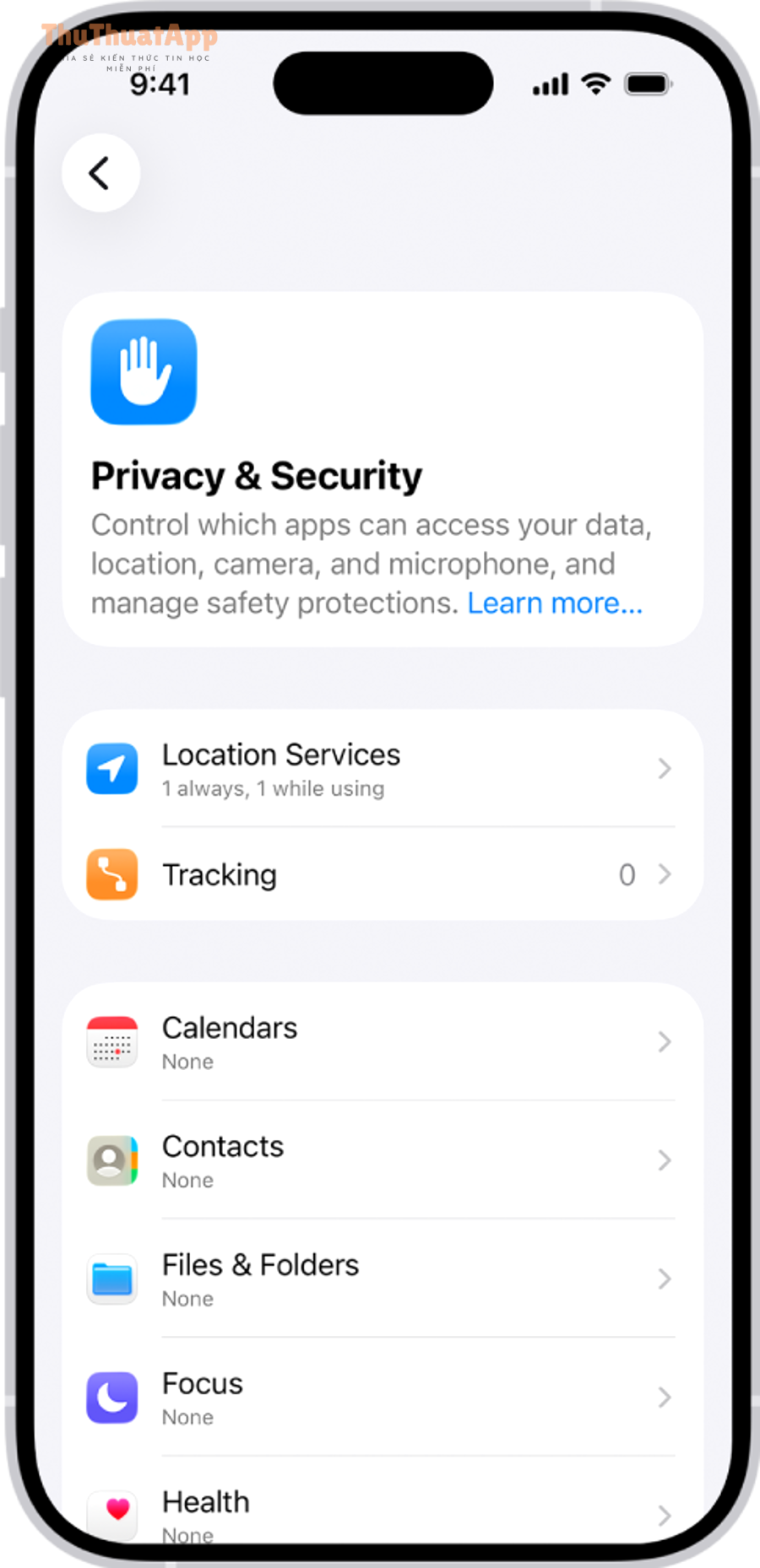 Cách bật App Privacy Report iPhone cho người mới: bật/tắt đúng 3 4e478a43519c25187fc7b993a1bbf64d