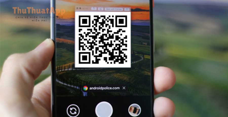 Biểu tượng Google Lens trên Android