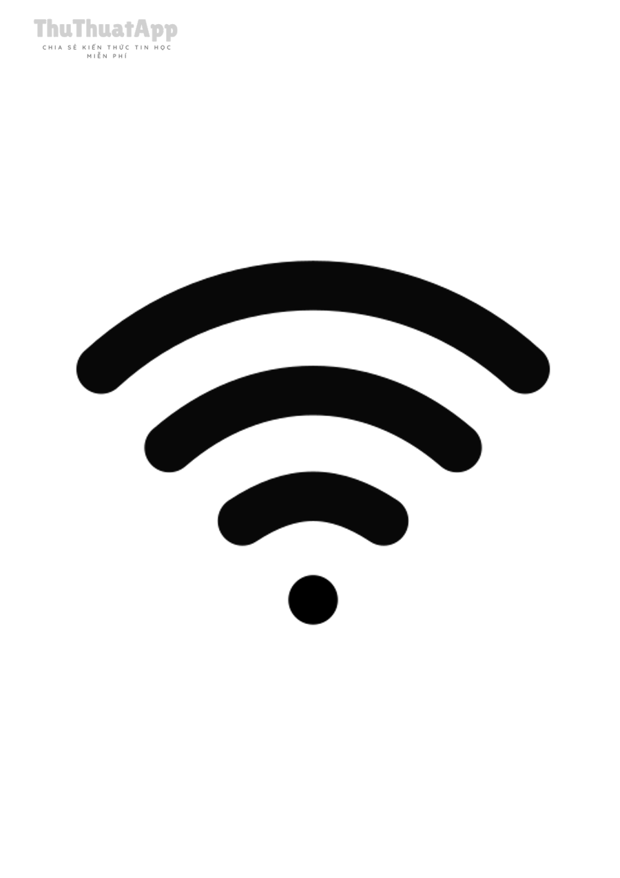 Biểu tượng Wi-Fi minh hoạ cho hotspot