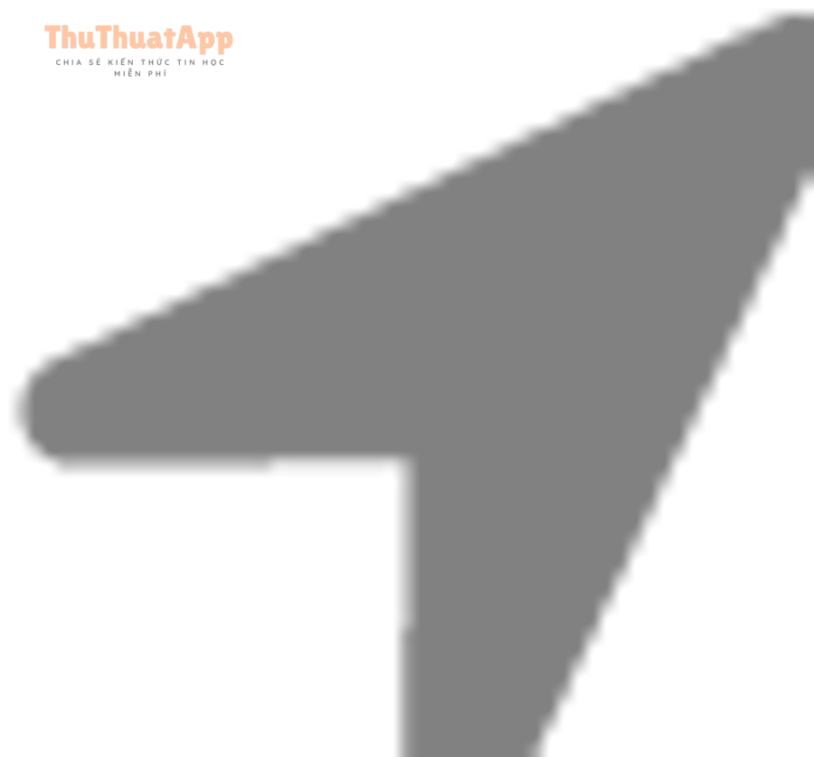 Biểu tượng định vị giấy máy bay trên iPhone