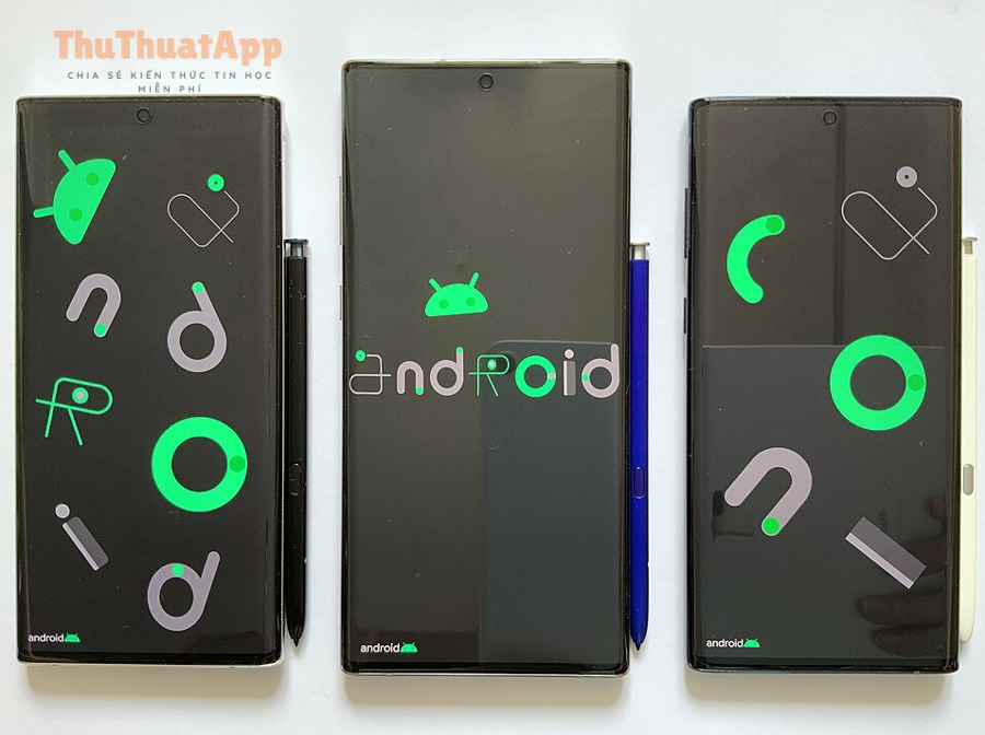 Cách bật chế độ tối (Dark Mode) trên Android: Hướng dẫn nhanh cho mọi dòng máy 3 Hình minh họa điện thoại Android với nền tối