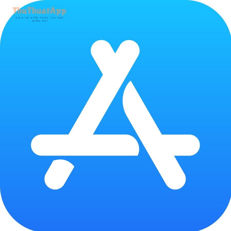 Cách xóa System Data (Other) giảm đầy bộ nhớ iPhone 8 960px App Store iOS .svg 1