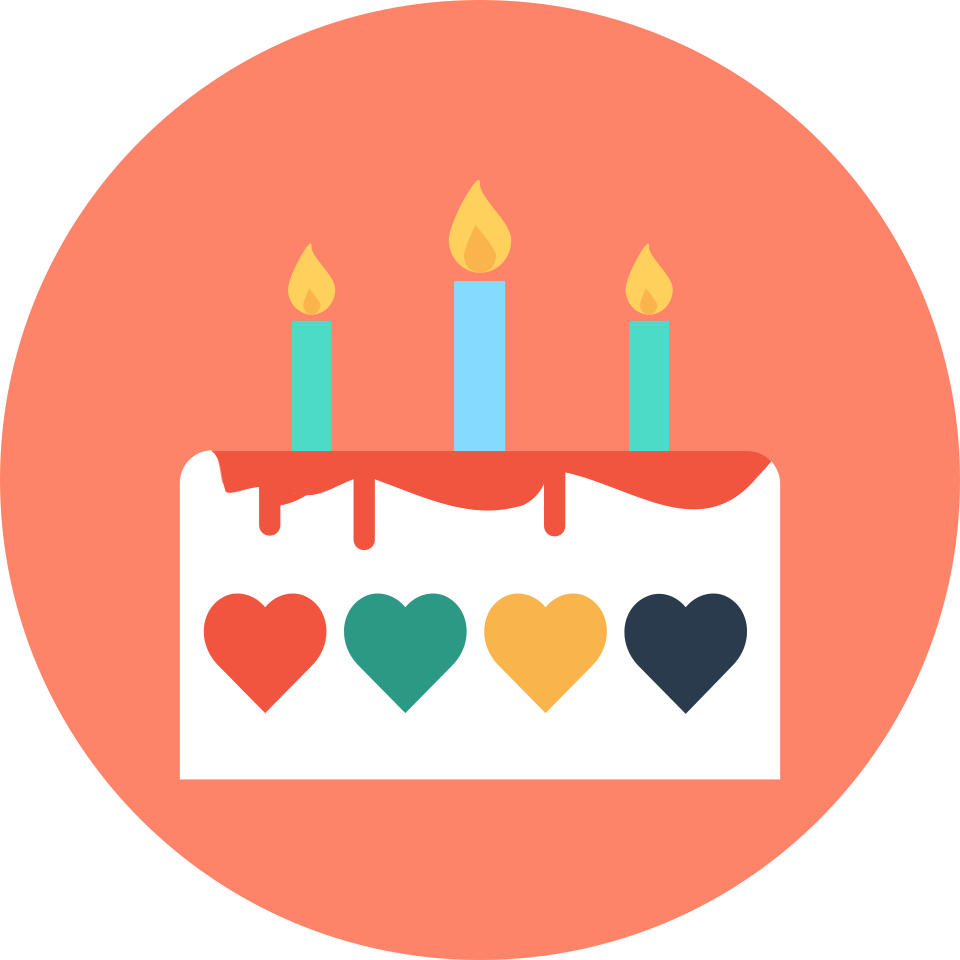 Biểu tượng bánh sinh nhật