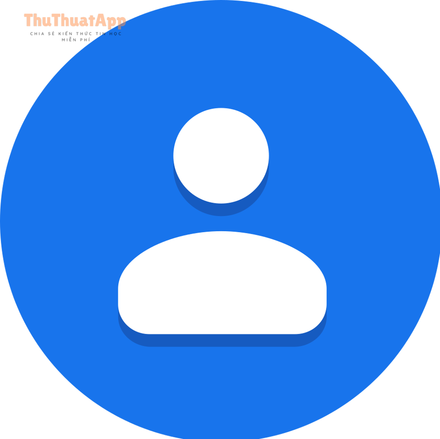 Biểu tượng Google Contacts - đồng bộ danh bạ Gmail trên Android