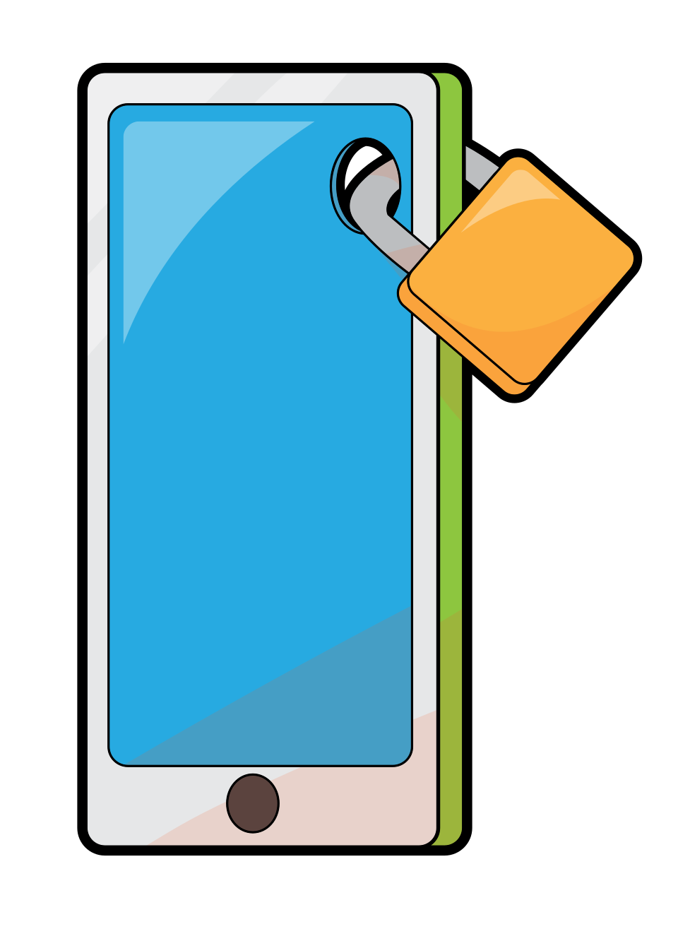 Minh họa điện thoại được khóa - bảo vệ tài khoản Zalo khỏi truy cập trái phép