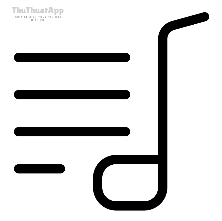 Biểu tượng playlist
