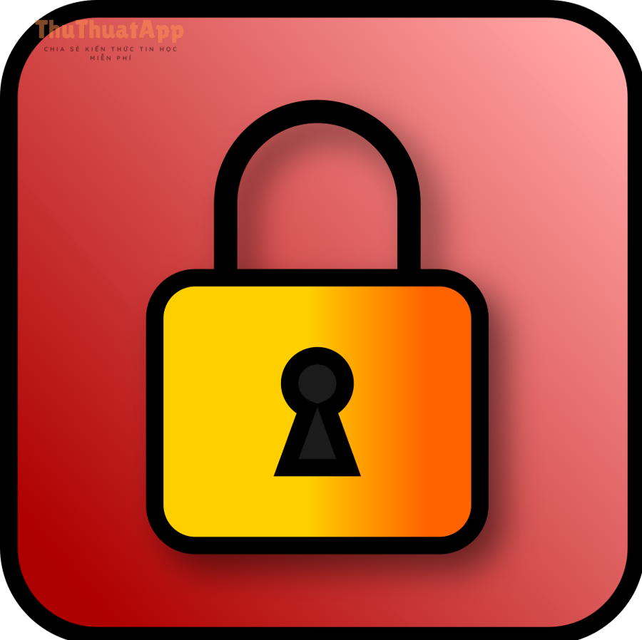 Biểu tượng khóa quyền riêng tư (padlock) minh họa