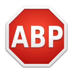 Biểu tượng Adblock Plus - đại diện cho việc chặn quảng cáo