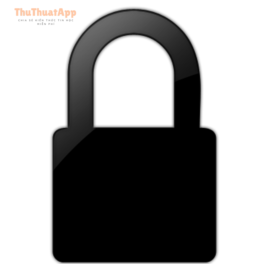Biểu tượng ổ khóa minh họa chế độ riêng tư
