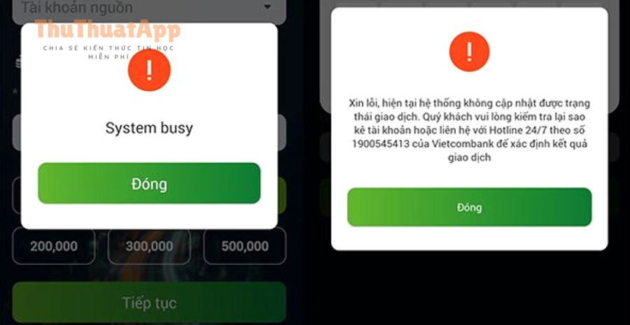 Minh họa thanh toán không tiếp xúc và đối soát giao dịch