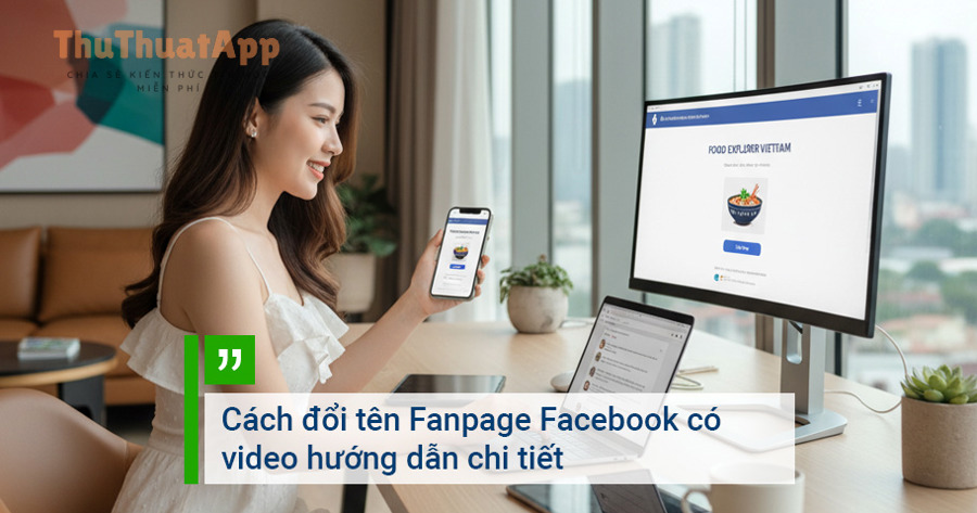 Cach doi ten Fanpage Facebook co video huong dan chi tiet