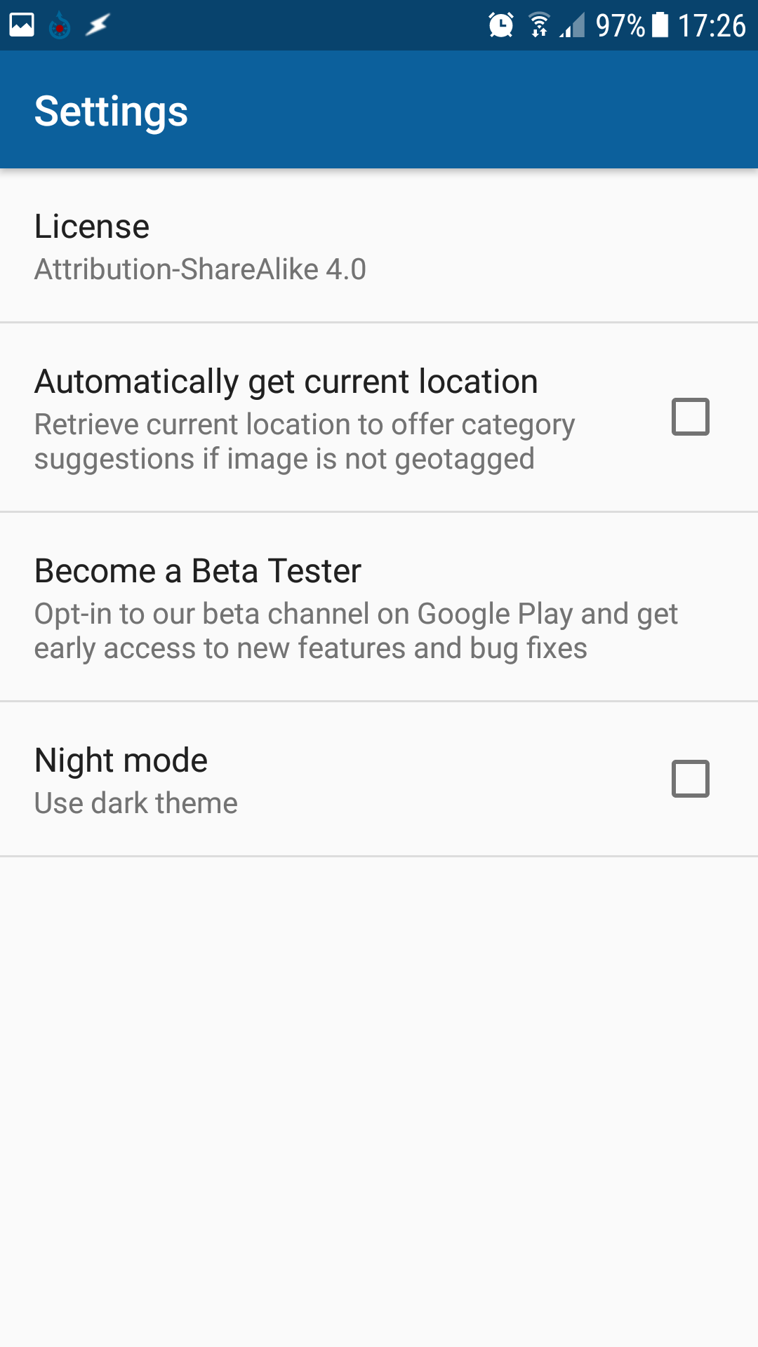 Màn hình cài đặt và quyền riêng tư trên điện thoại