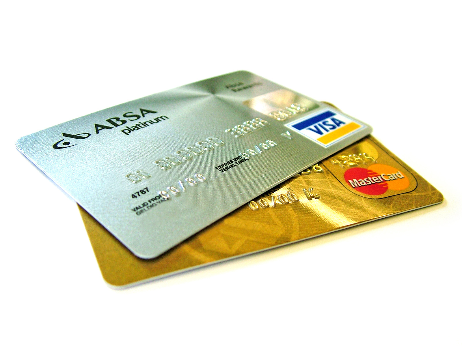 Hình minh hoạ thẻ thanh toán Visa/Mastercard