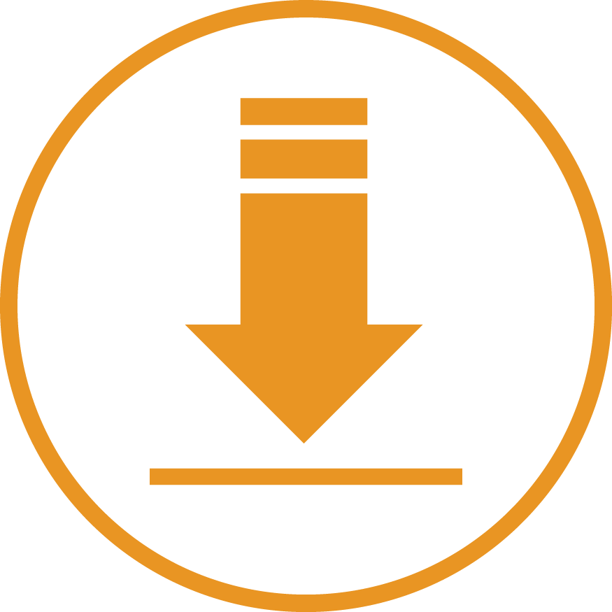 Biểu tượng tải xuống minh hoạ thao tác tải ảnh video thủ công