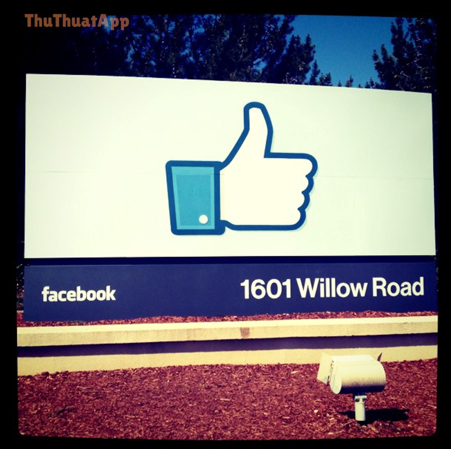 Biển biểu tượng Like (thumb) của Facebook