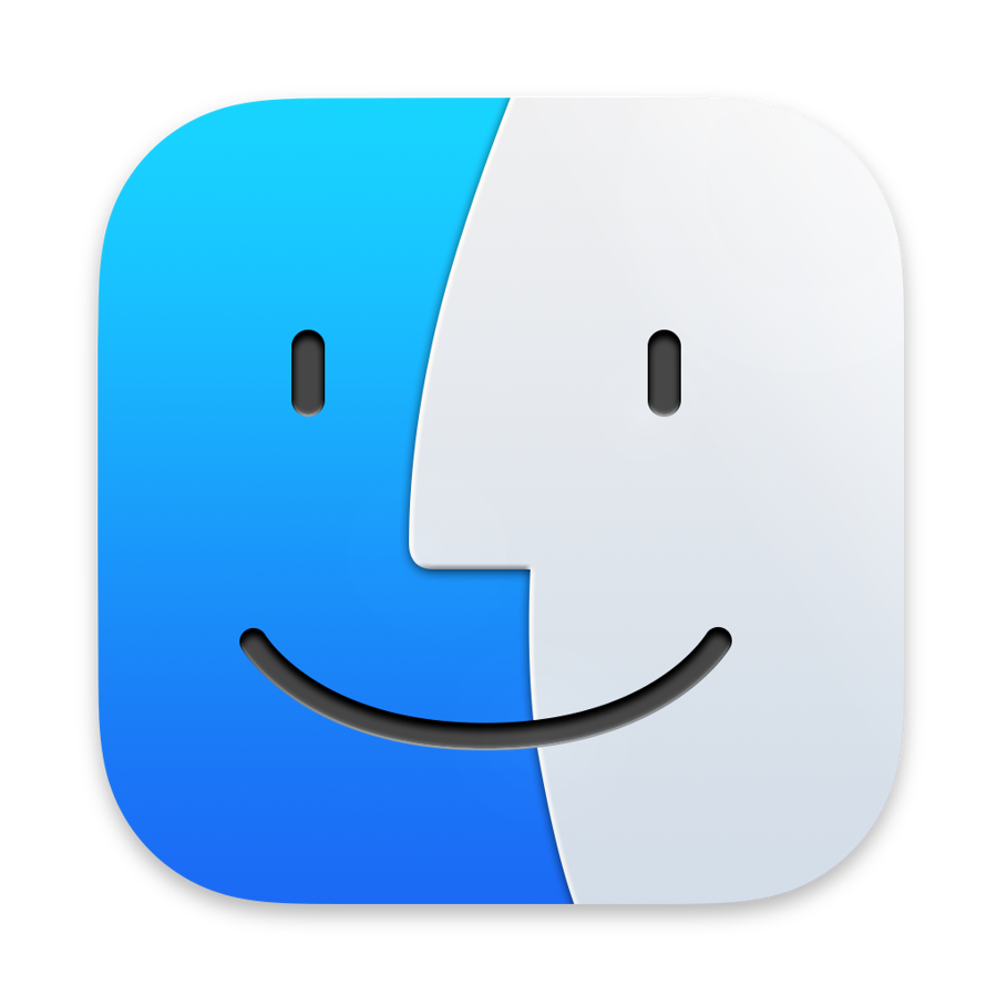 Biểu tượng Finder (minh họa Finder trên macOS)