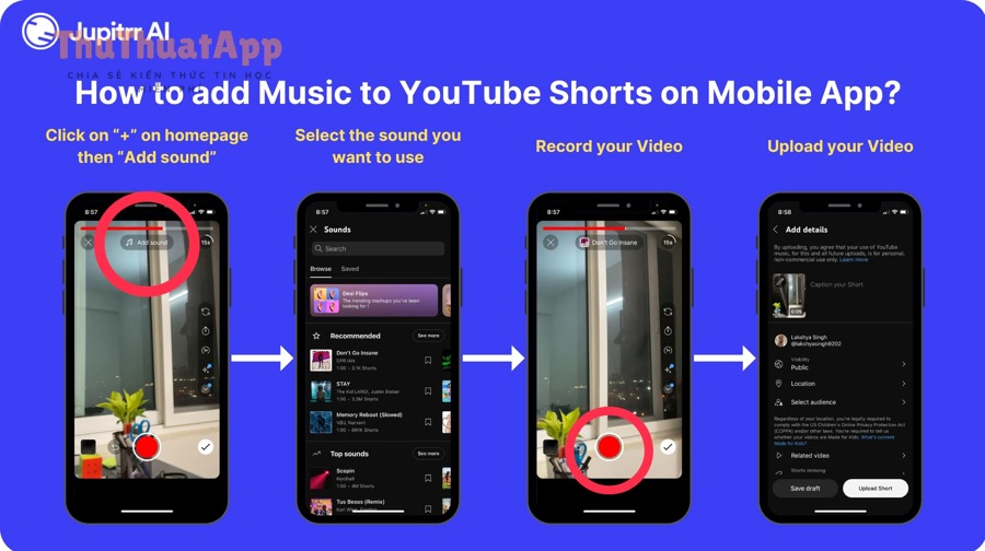 How to Add Music to YouTube Shorts How to add Music to YouTube Shorts on Mobil