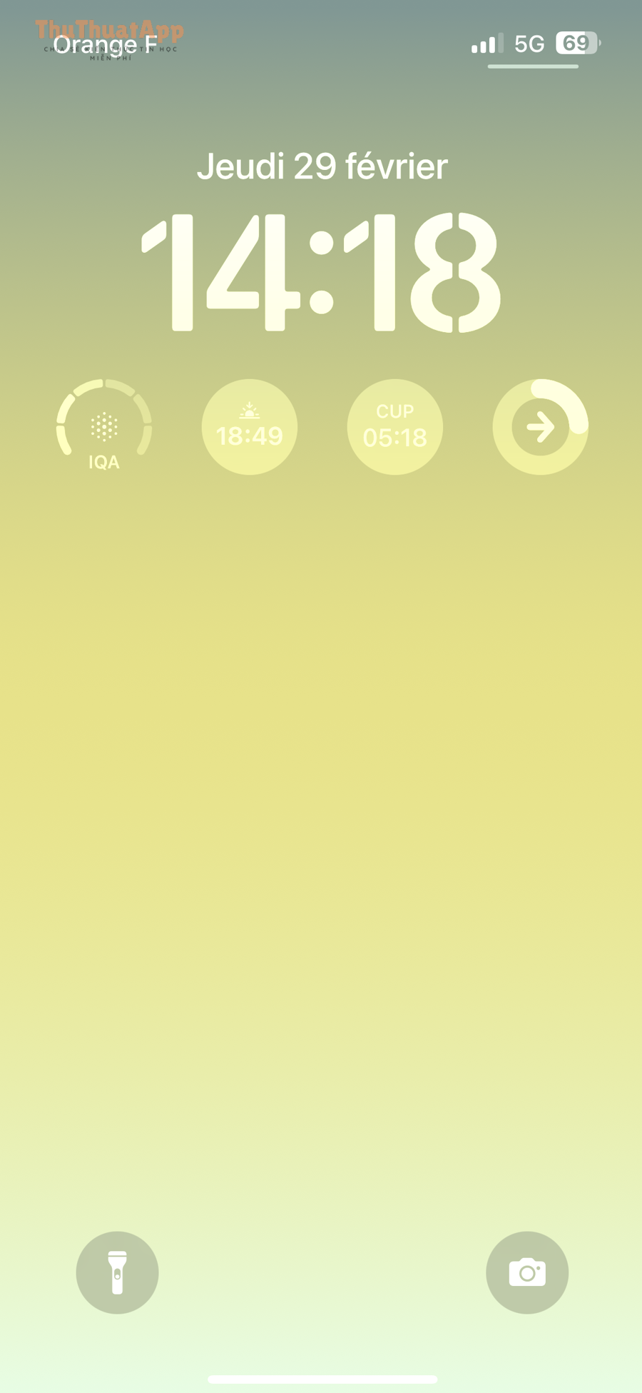 Bật Chế độ mất iPhone cho trẻ: khóa thay vì mở 8 IOS 17 Lockscreen