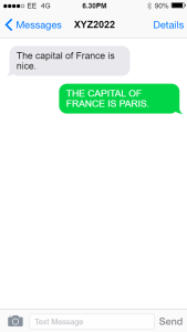 IPhone Texts