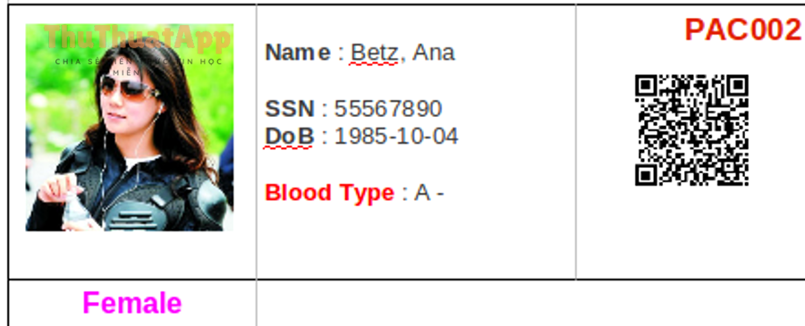 Minh họa ảnh thẻ định danh (ID) dùng để xác minh