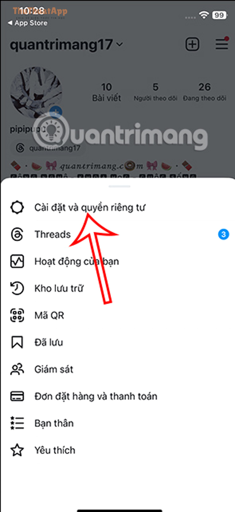 Xóa sạch lịch sử tìm kiếm Instagram cho người mới, thay vì lưu 4 Biểu tượng máy tính