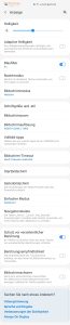 Komplette Anzeigeeinstellungen Android 9 25072019