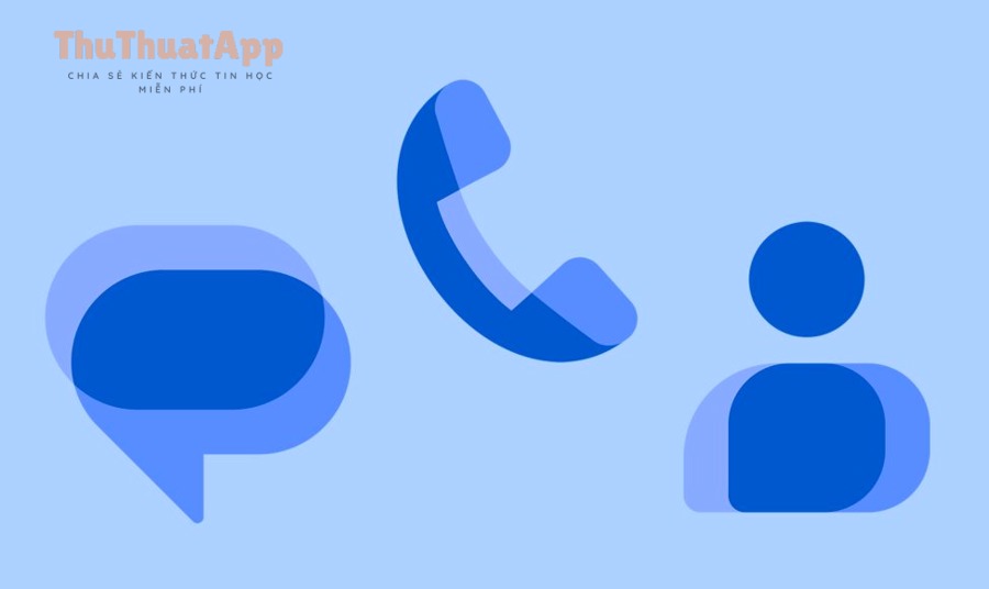 Biểu tượng ứng dụng Phone của Google và các biểu tượng liên quan trên Android