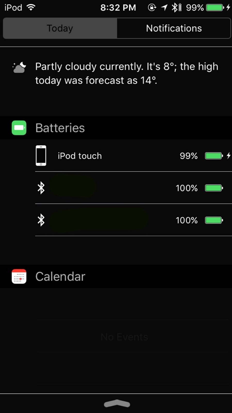 Chặn SMS rác iPhone cho người mới: SMS quảng cáo, tin nhắn rác 3 Notifications Center BluetoothBattery iOS9