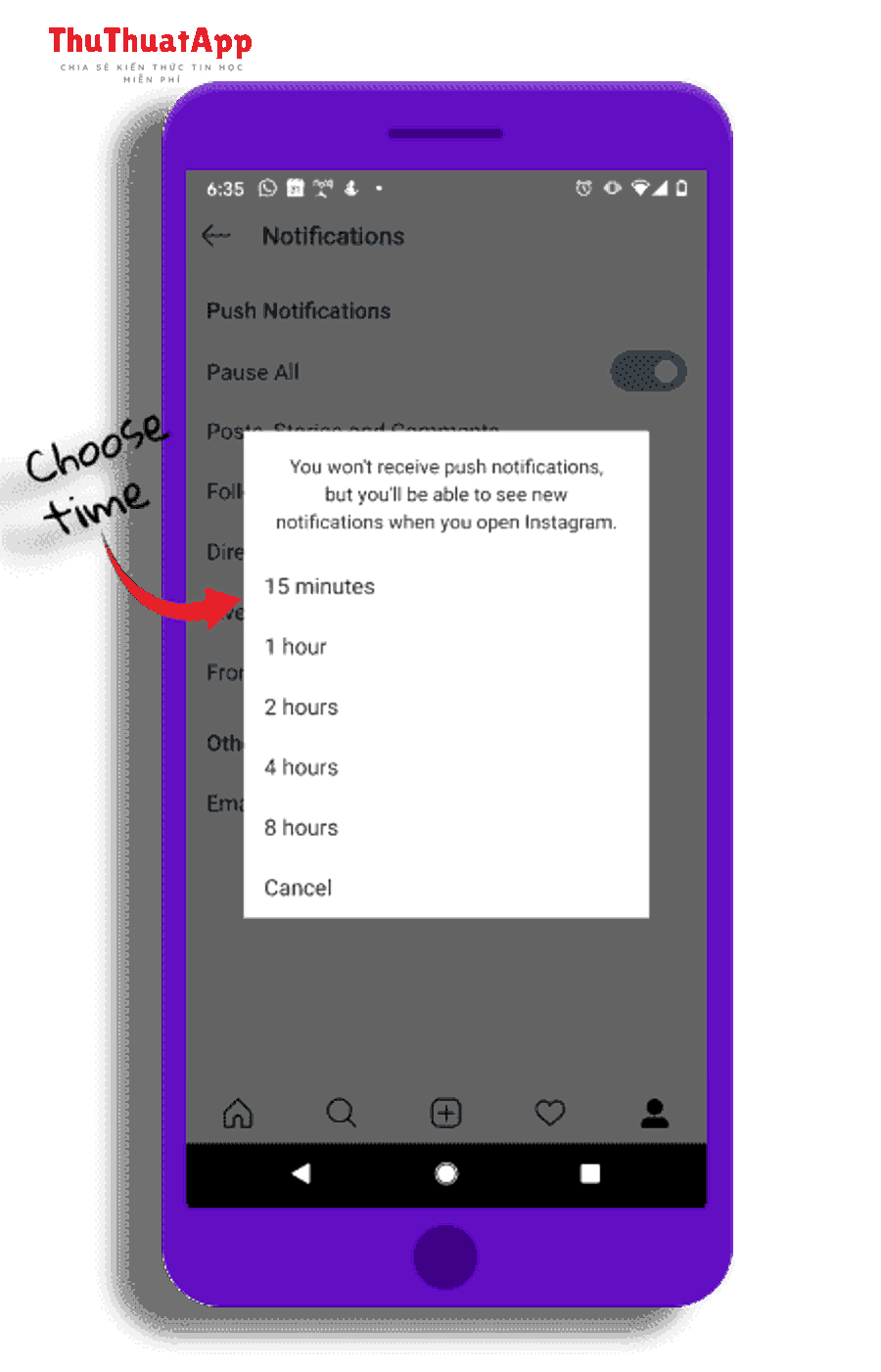 Push notifications instagram 1
