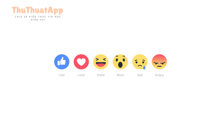 Biểu tượng cảm xúc Facebook (Reactions)