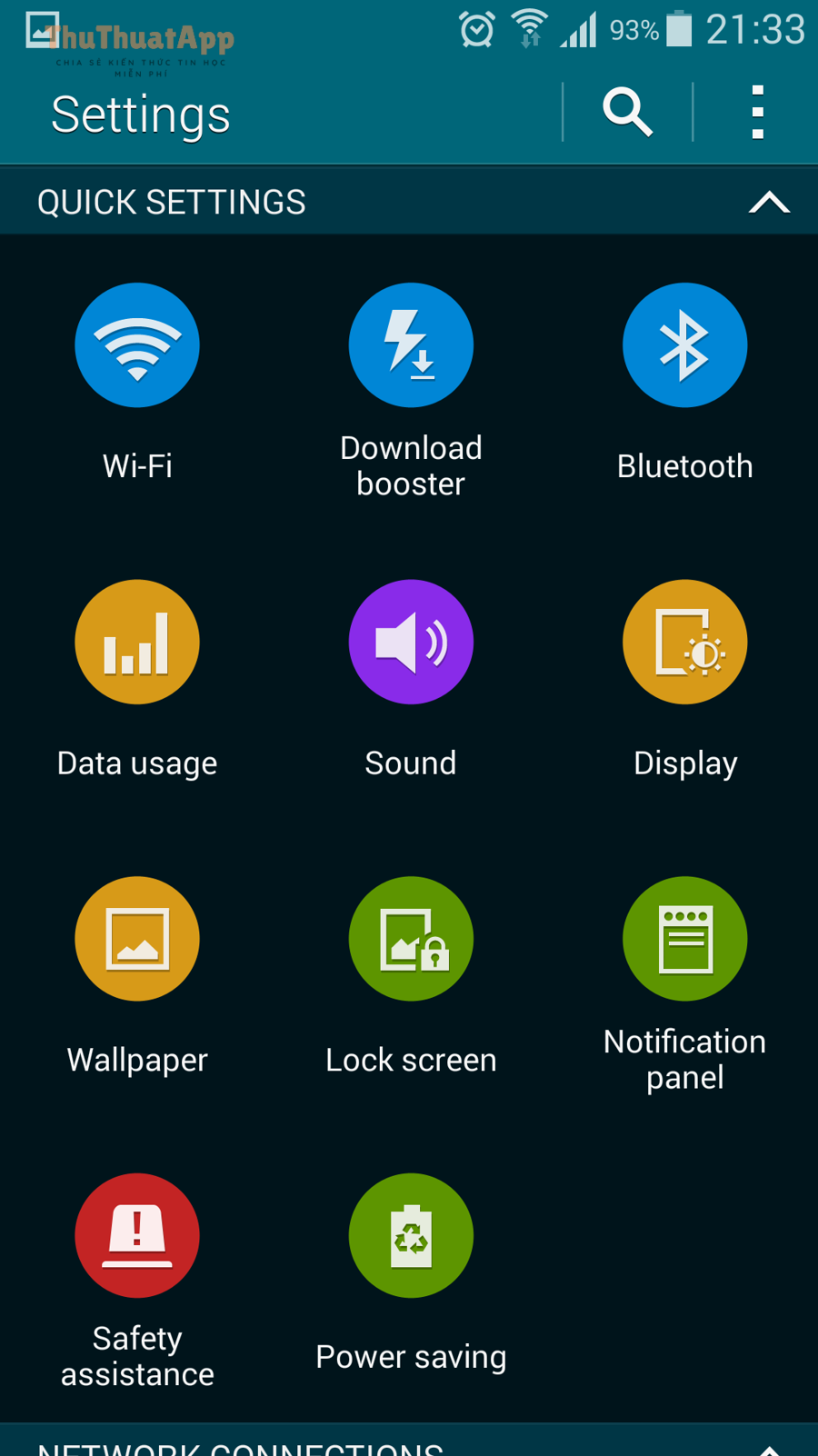 Cách tắt thông báo làm phiền trên Android: im lặng đúng lúc, không bỏ lỡ việc quan trọng 4 Ví dụ màn hình Cài đặt trên điện thoại Samsung