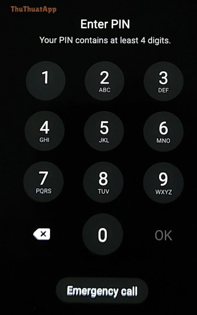 Cách bật khóa màn hình an toàn (PIN/Mật khẩu) Android: hướng dẫn chi tiết, dễ làm cho mọi dòng máy 1 Smartphone lock screen enter PIN 5