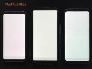 Smartphone screen on 1