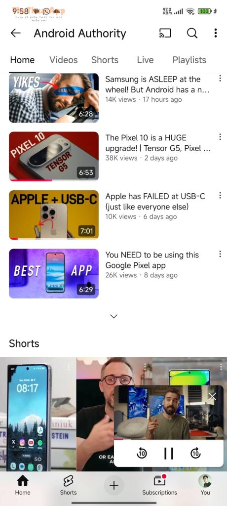 YouTube current mini player 1 scaled 1