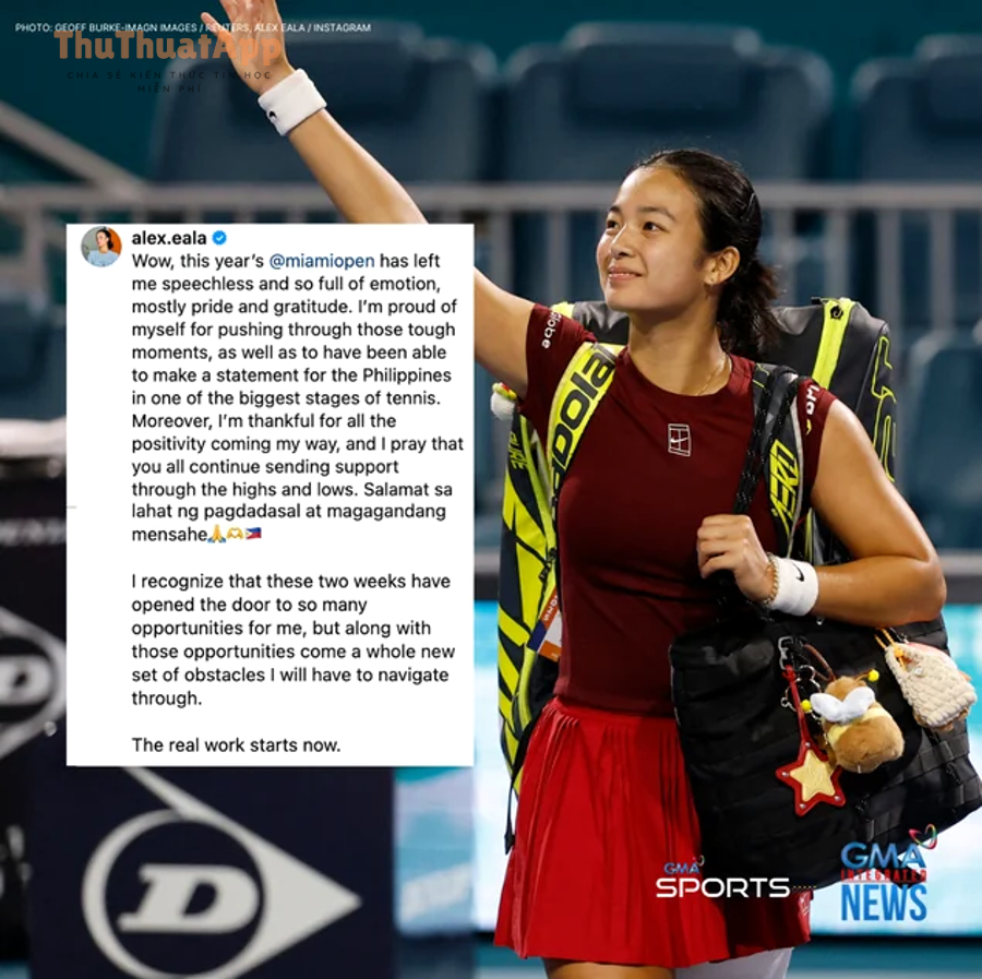 alex eala shared a heartfelt post following her incredible v0 zeh9b35lfrre1