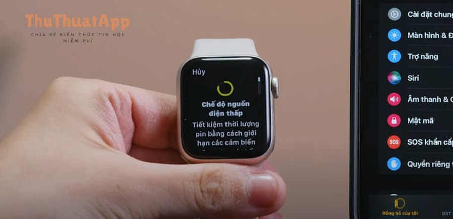 bat tat che do tiet kiem pin apple watch nhanh chong