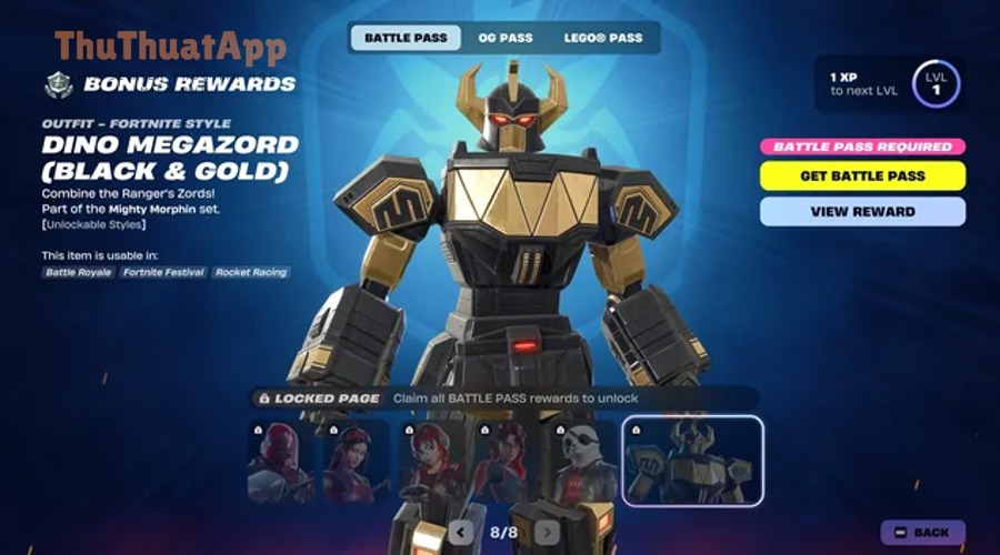 Cách thêm chương cho video YouTube: chapters/timestamps cho người mới 3 black and gold dino megazord as the last style in the bonus v0