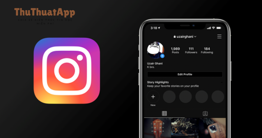 cach bat che do toi tren instagram